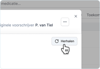 Medicatiekaart-medicatie-herhalen